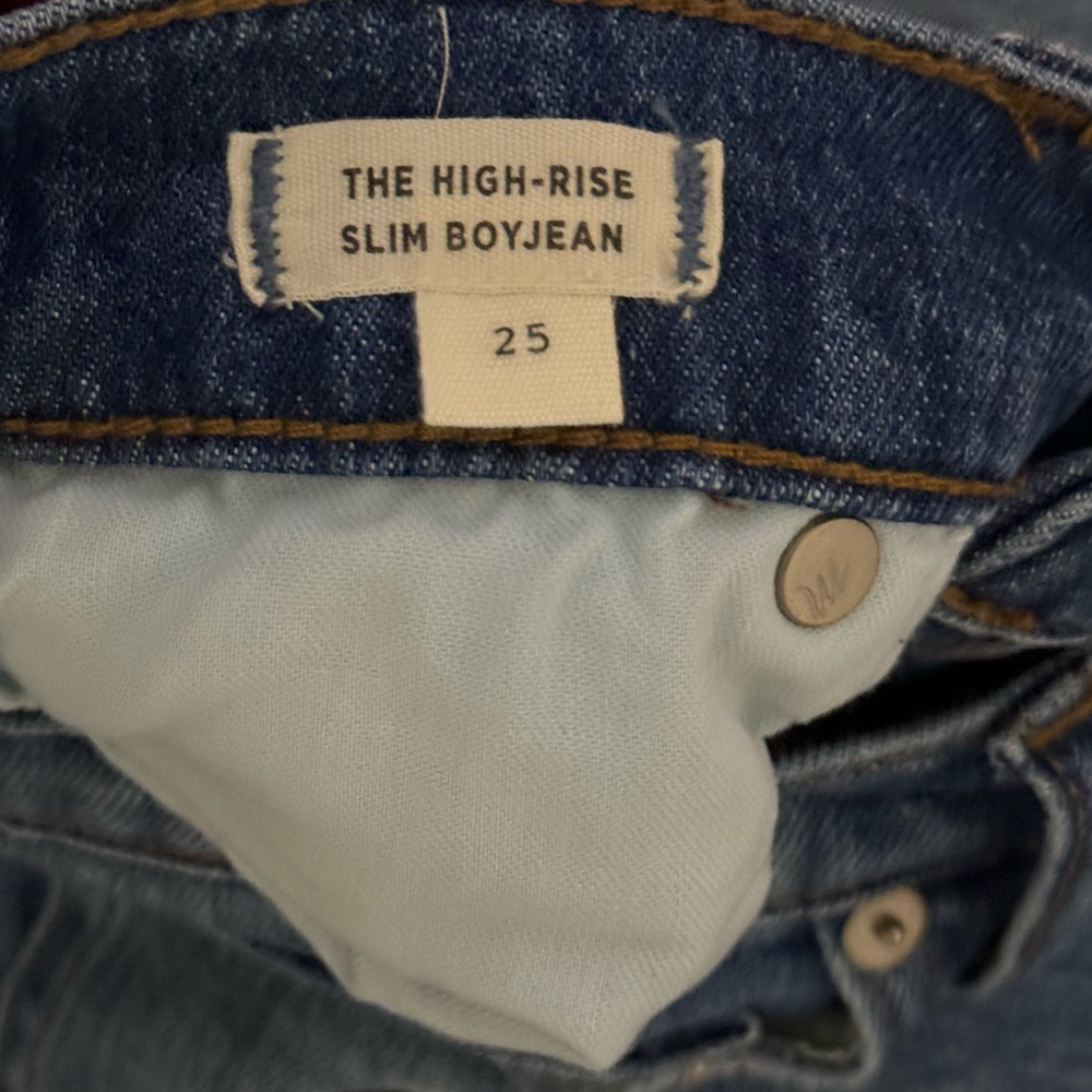 Madewell High-Rise Slim Crop Boyjean - Picture 5 of 5